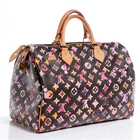 louis vuitton watercolor speedy 35 replica|louis vuitton speedy bag fake.